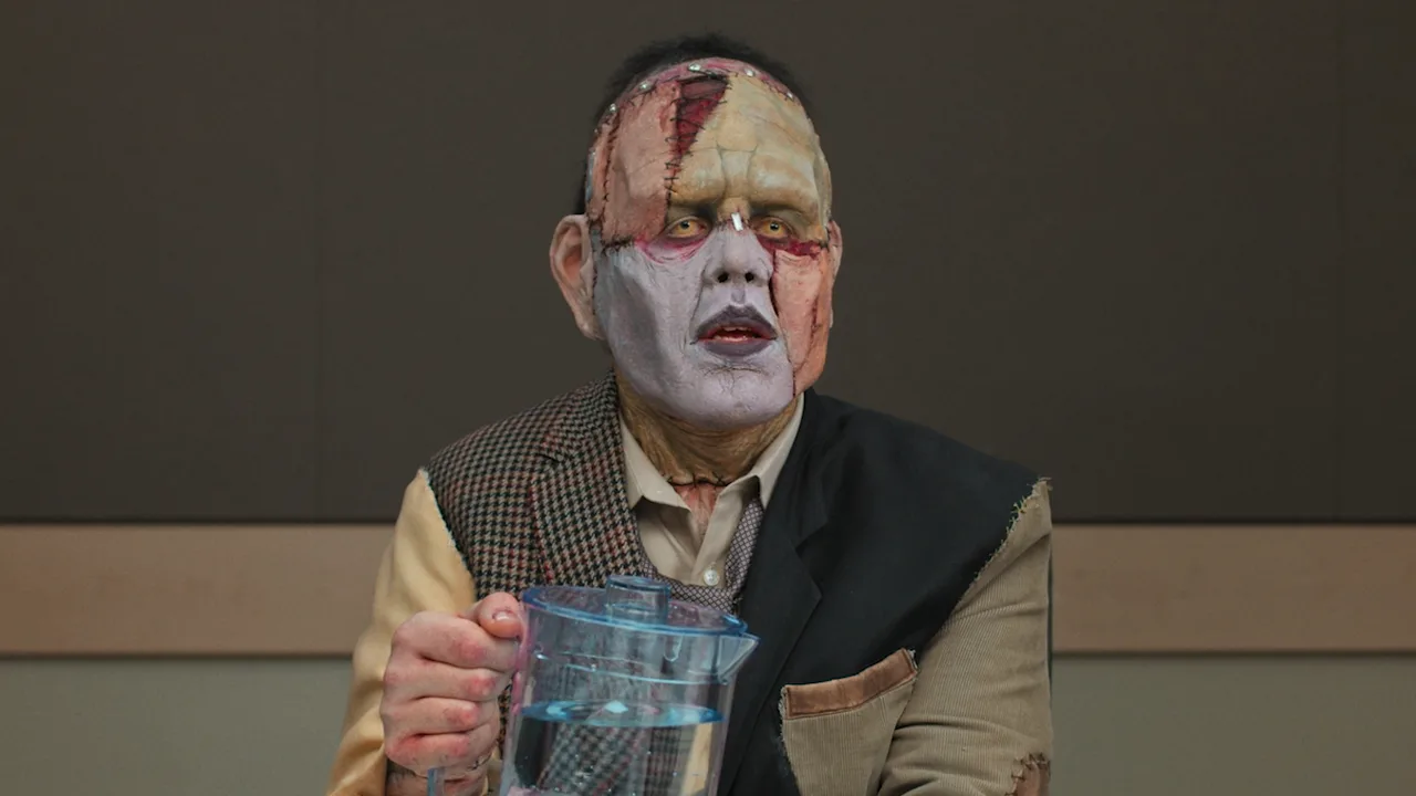 Still from the DevSquad campaign, Fire Your Frankenstack