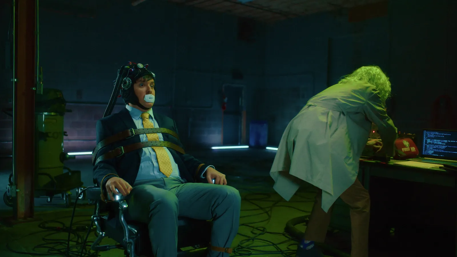 The intervention scene — Secure Passage, The Chair